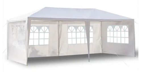 10x20 Canopy Tent with 4 Removable Sidewalls