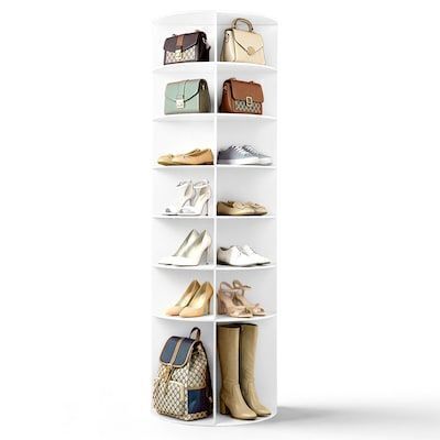 VINGLI 72-in 7-Tier Rotating Shoe Rack Tower