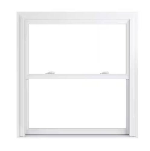 American Craftsman 35.75 in. x 37.25 in. 70 Pro Series White Double Hung Low-E Argon Glass Vinyl Replacement Window, Screen Incl