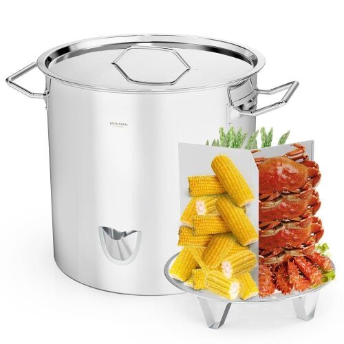 ROVSUN 52 QT Stainless Steel Tamale Steamer Pot