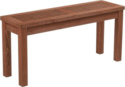 Solid Wood Garden Bench 40" x 12" x 18.7"