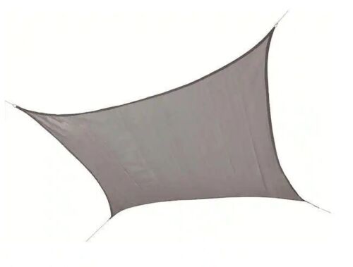 Vigoro 12 ft. x 12 ft. Stone Gray Square Shade Sail