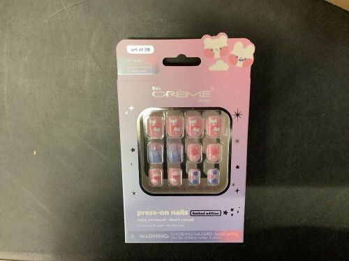 The Crème Shop Press-On Nails for Kids, 6 Pack
