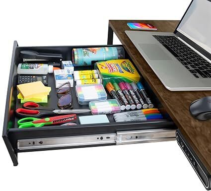 Large 23.6 Inch Under Desk Drawer Slide Out