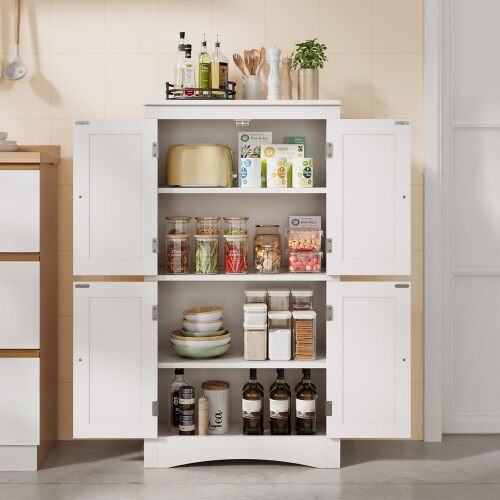 Gizoon 43" Bathroom Storage Cabinet with Adjustable Shelves