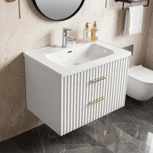 24 Inch Floating Bathroom Vanity Base **No Sink**