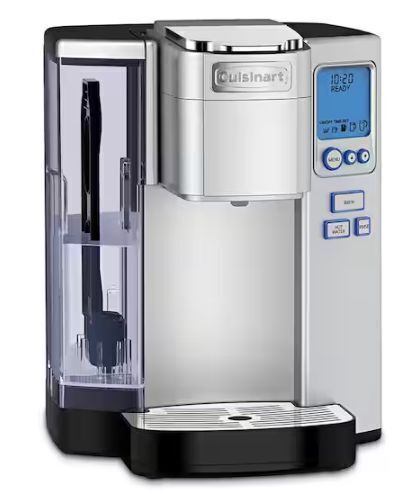 Premium Programmable Silver Single Serve Coffee Maker