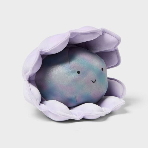 Clam with Pearl Weighted Plush Kids' Throw Pillow