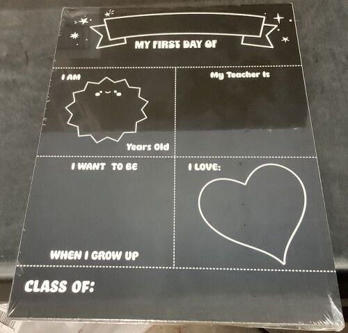 Case of First Day / Last Day of School Chalkboard Sign