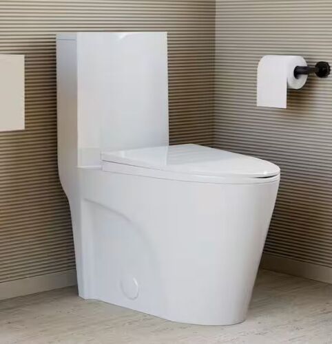 Swiss Madison St. Tropez One-Piece 1.1/1.6 GPF Dual Flush Elongated Toilet 14" Rough- in