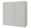 Hampton Bay Avondale 30 in. W x 12 in. D x 30 in. H Ready to Assemble Plywood Shaker Wall Kitchen Cabinet in Dove Gray