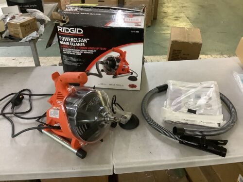 RIDGID PowerClear 120-Volt Drain Cleaning Snake Auger Machine