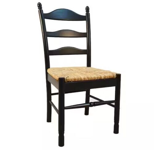 Carolina Chair & Table Vera Antique Black Wood Dining Chair