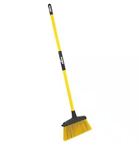 Quickie Jobsite Multi-Surface Fiberglass Handle Angle Broom