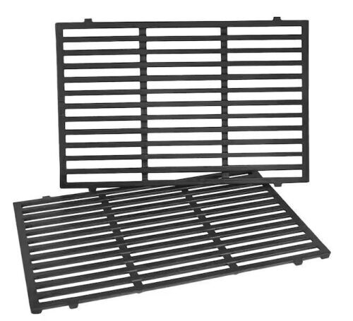 SHINESTAR 7524 Grill Grates Replacement for Weber Genesis E-310 E-330, Genesis 300 Series Cast Iron (2-Pack)