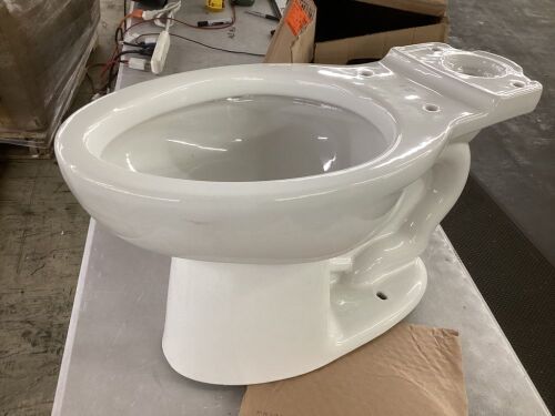 American Standard Cadet EverClean Pressure-Assisted 1.1/1.6 GPF Elongated Toilet Bowl Only in White
