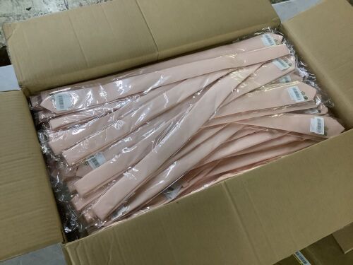 Lot of (147) Birdy Grey Simon Skinny Necktie, Blush Pink