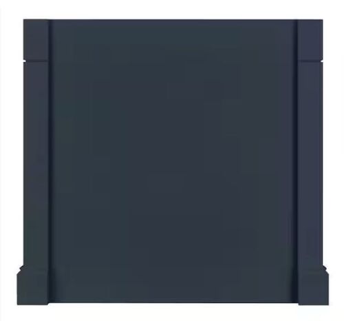 Hampton Bay Avondale 34.5 in. W x 38 in. H Kitchen Island Decorative End Panel in Ink Blue