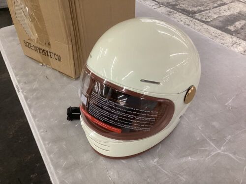 Vintage Full Face Motorcycle Helmet