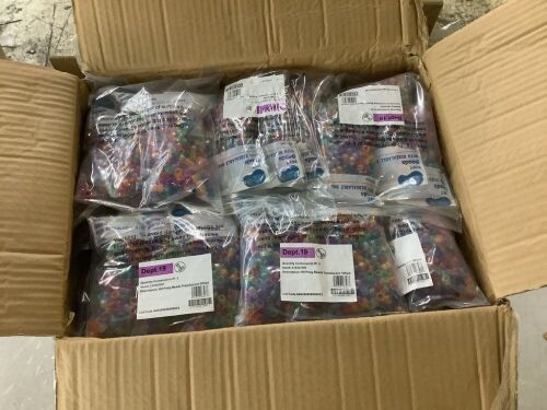 Case of (108) Translucent Pony Beads, 500pc