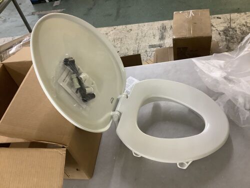 Bemis Assurance 3" Raised Toilet Seat - Missing Handles