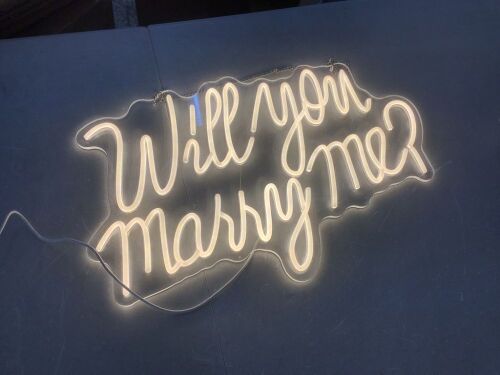 Will You Marry Me Neon Sign