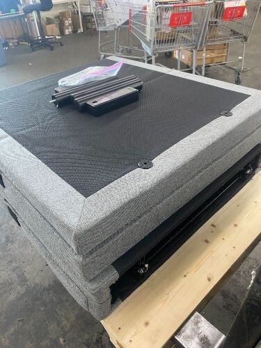 BCP Split King Adjustable Base - Missing 9 Legs, 2 Mattress Retainer Bars & 1 Power Cord