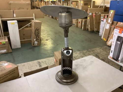 HeatMaxx Portable Outdoor Propane Table Top Patio Heater, Bronze