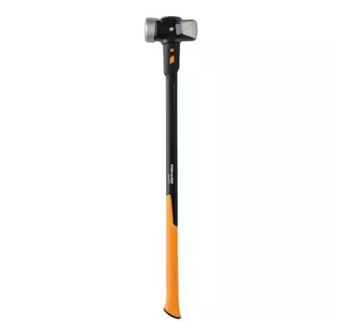 Fiskars IsoCore 10 lb. Forged Steel Sledge Hammer with 36 in. Fiberglass Core Handle