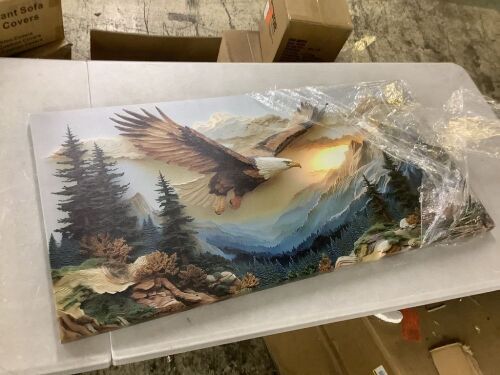 Eagle Canvas Wall Art, 20" x 40"