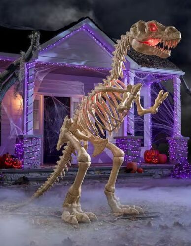 9 FT Grave & Bones Giant-Sized LED T-Rex