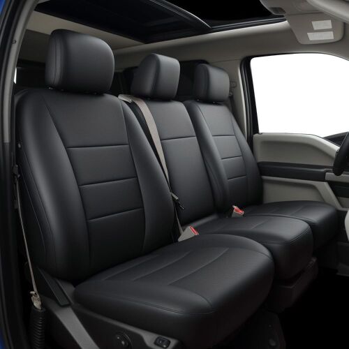 F150 Seat Covers, Custom Fit for 2021-2026 Ford F-150 XLT & 2023-2026 F250/F350/F450 Supercrew/Bench Seats
