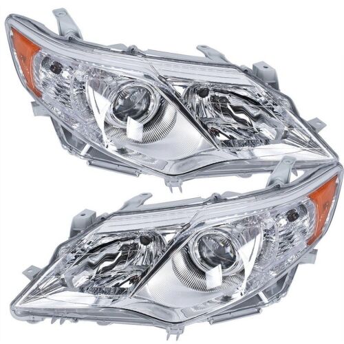 Headlight Assembly Pair for 2012-2014 Toyota Camry