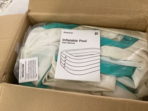 Inflatable Swimming Pool, 99" x 60" x 28"