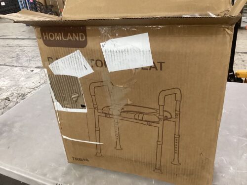 Raised Toilet Seat with Handles