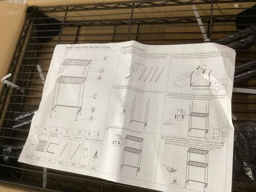 Wire Shelving Unit