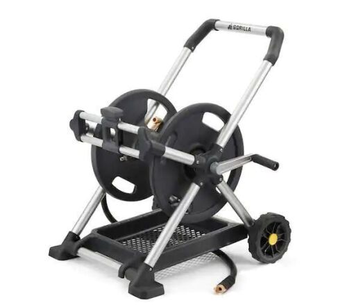 Gorilla 200 ft. Aluminum Zero Rust Premium Mobile Hose Reel