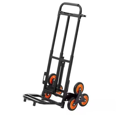 VEVOR Heavy-Duty Folding Trolley, Telescoping Handle, 460 lbs. Stair-Climbing Capacity