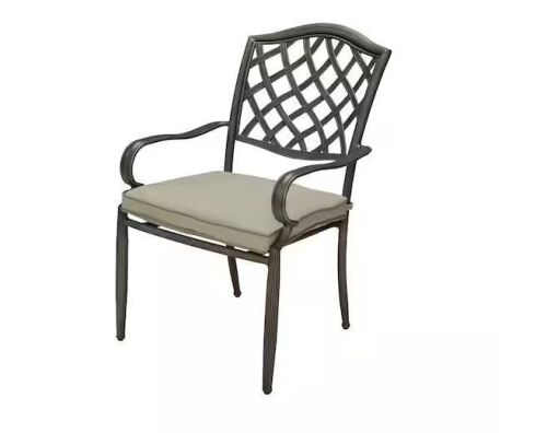 Cast Aluminum 4-Piece Outdoor Patio Dining Chairs