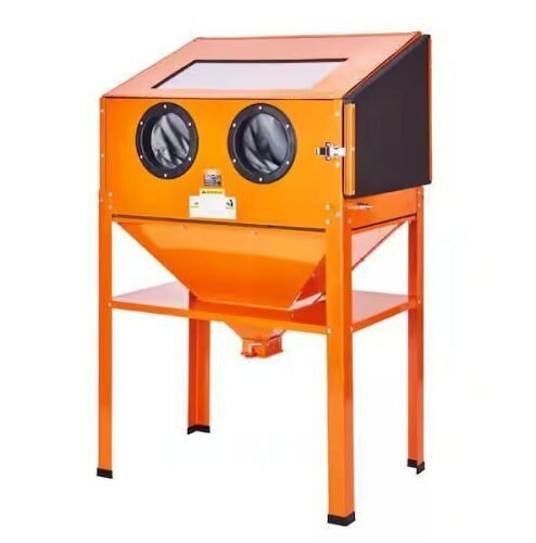 VEVOR 60 Gal. Sandblasting Cabinet 40 to 120PSI Sand Blaster with Stand, Blasting Gun, 4 Ceramic Nozzle for Paint Rust Removal