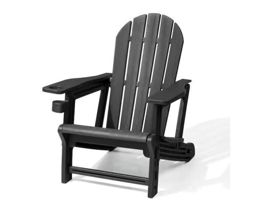 Crestlive Products Outdoor Adirondack Chair Quick Clip-On Installation Cup Holder Waterproof HDPE