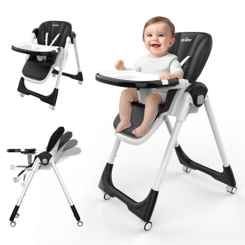 SEJOY Adjustable Folding Baby Highchair