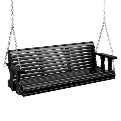 5 ft. 3-Person Wood Outdoor Porch Swing