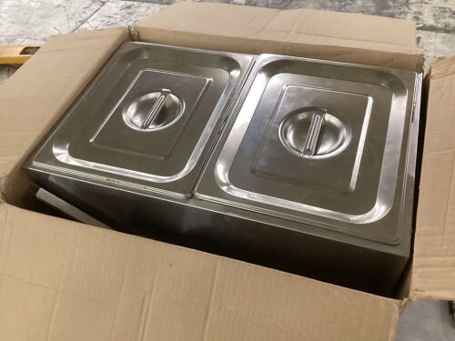 ROVSUN 21 QT 2-Pan Electric Steam Table Countertop