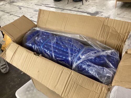 VINGLI 24-ft x 12-ft 12Mil Rectanglar Heavy Duty Solar Pool Cover for Above Ground Pool Blue