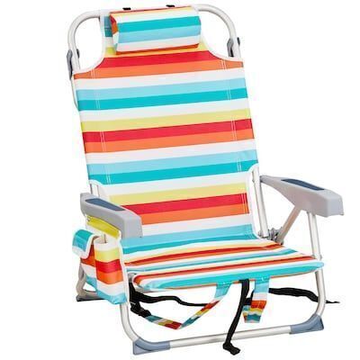 VINGLI 32H Portable Aluminum Backpack Beach Chair