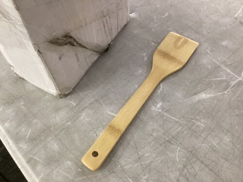 Bamboo Flat Spatulas, 50pc