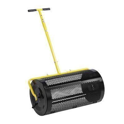 VINGLI 30-in W T-Shaped Peat Moss Spreader with Height Adjustable Handle