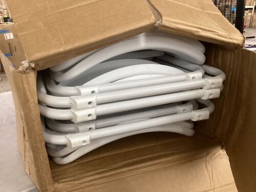 10PCS Plastic Folding Chairs