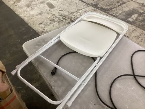 Portable Plastic Folding Chair, 2PCS